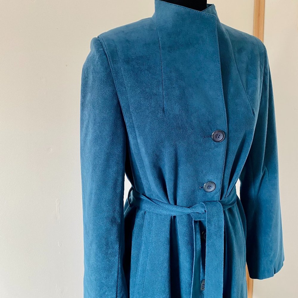 Blue Suede Coat